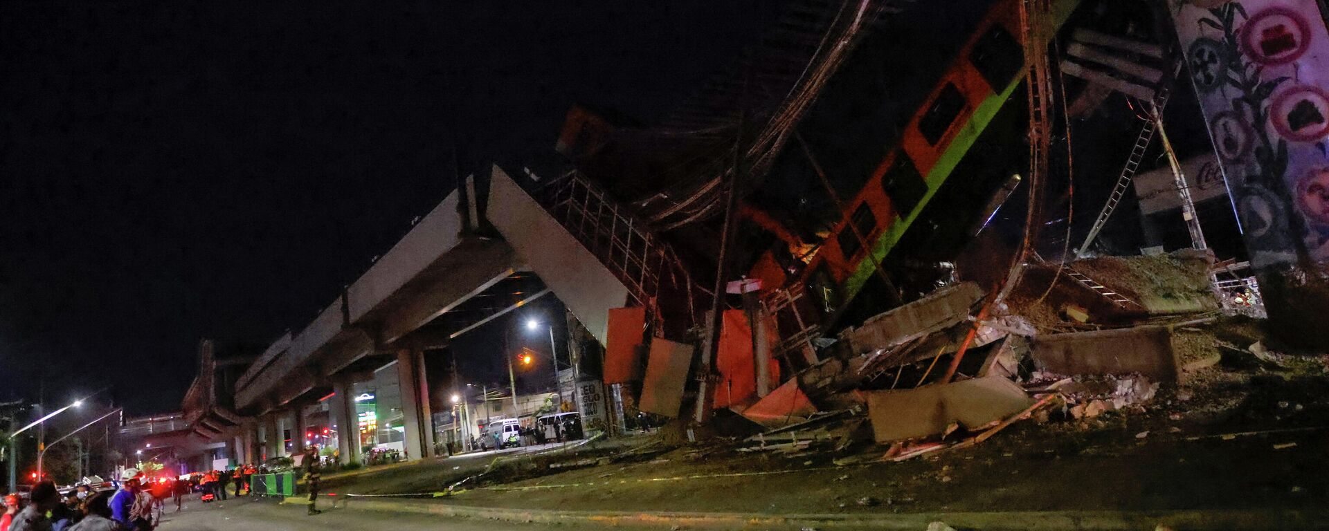 Así quedo el metro que se desplomó en la ciudad de México - Sputnik Mundo, 1920, 04.05.2021
