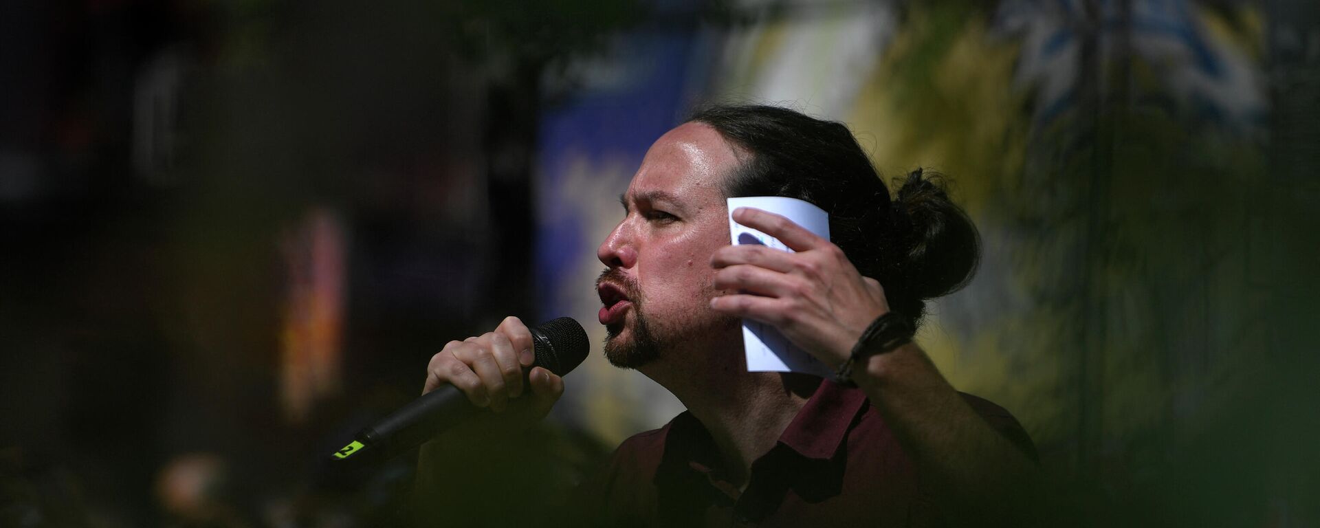 Pablo Iglesias durante un acto de campaña en Madrid, 18 de abril de 2021 - Sputnik Mundo, 1920, 06.05.2021