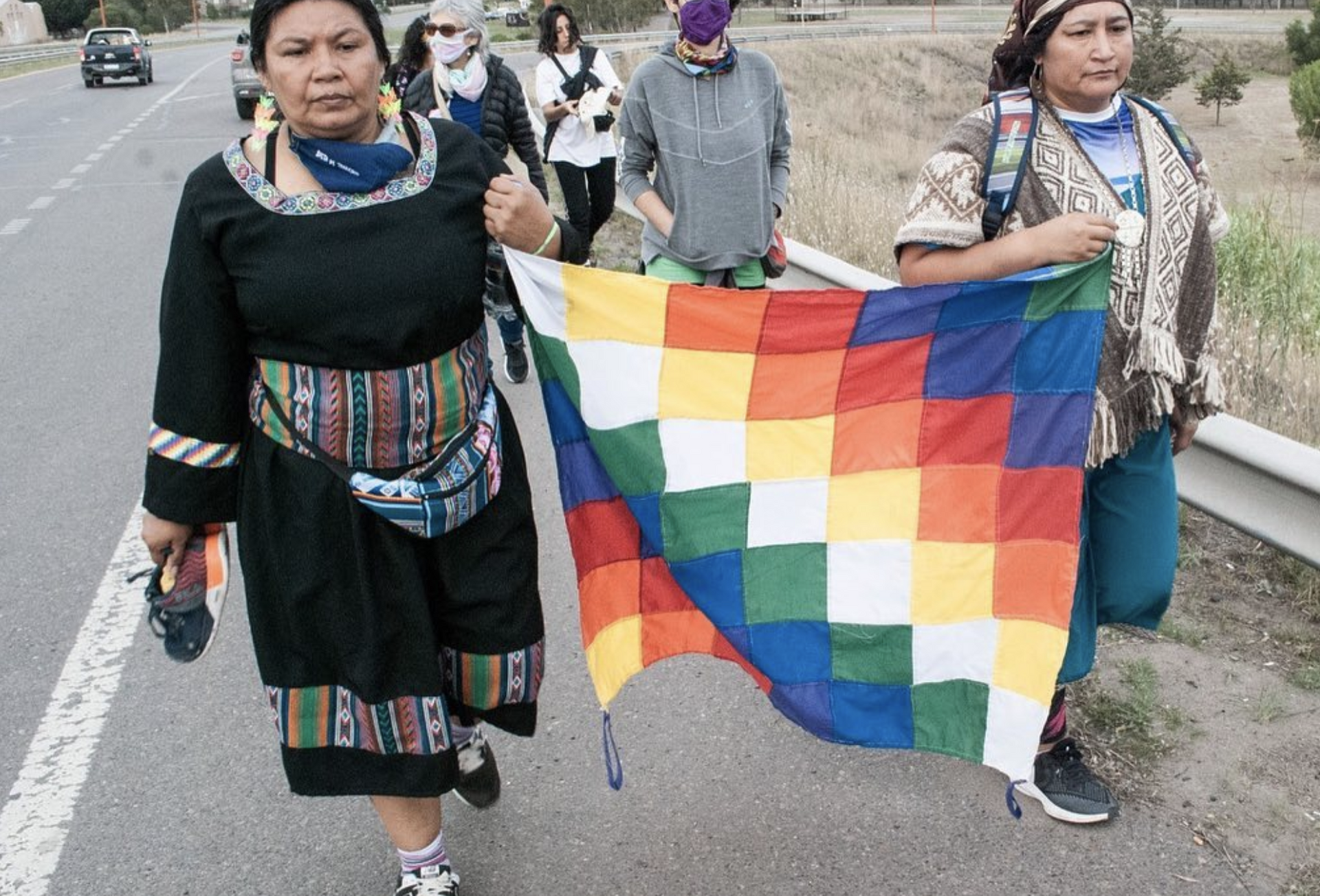 Caravana del bloque sur del Movimiento de Mujeres Indígenas por el Buen Vivir llega a la ciudad de Viedma - Sputnik Mundo, 1920, 07.05.2021