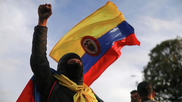 Protestas en Bogotá, Colombia - Sputnik Mundo