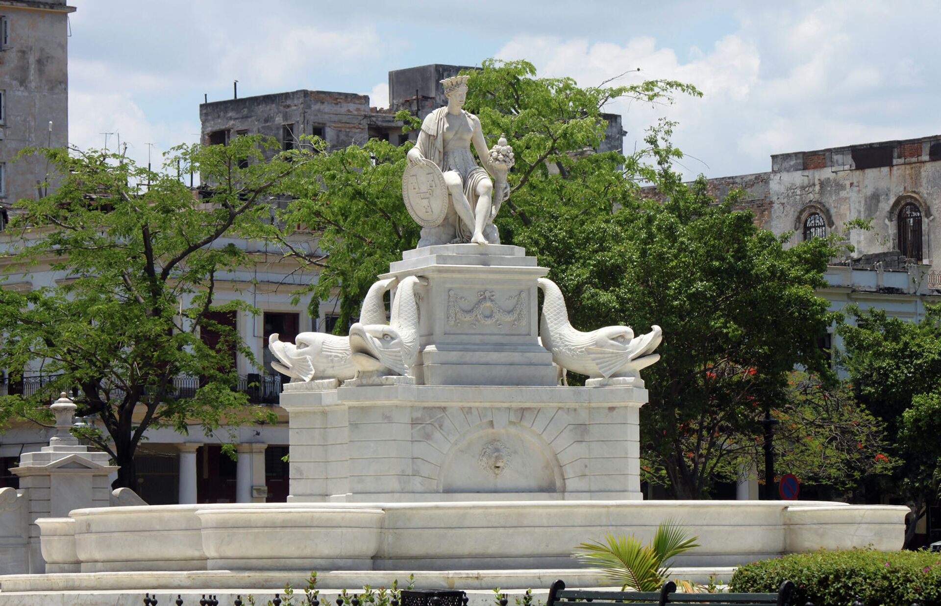 Fuente de la India o de la Noble Habana, Cuba - Sputnik Mundo, 1920, 11.05.2021