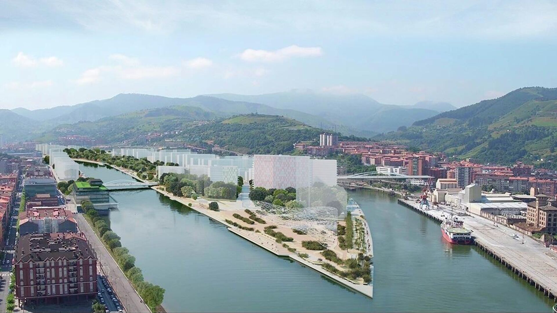 Proyecto de viviendas en la isla Zorrozaurre - Sputnik Mundo, 1920, 12.05.2021