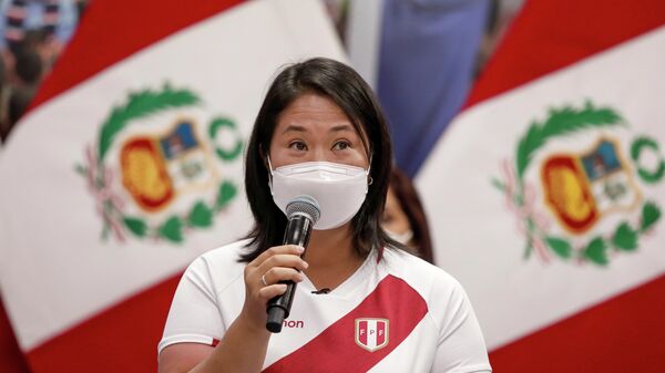 Keiko Fujimori, candidata a la presidencia de Perú - Sputnik Mundo