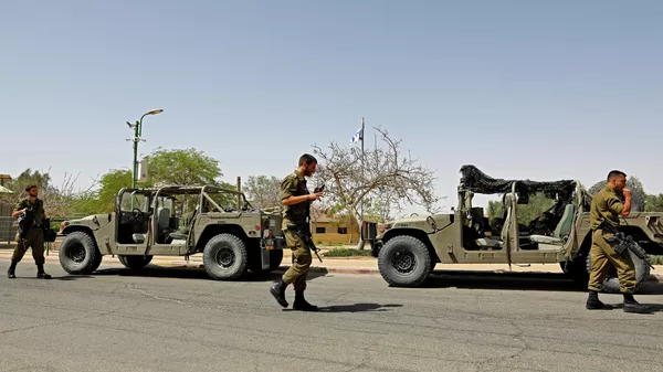 Militares israelíes cerca de Beerseba, Israel - Sputnik Mundo