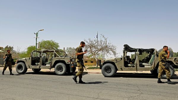 Militares israelíes cerca de Beerseba, Israel - Sputnik Mundo