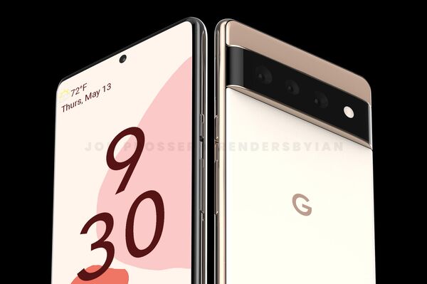 Render del smartphone Google Pixel 6 - Sputnik Mundo