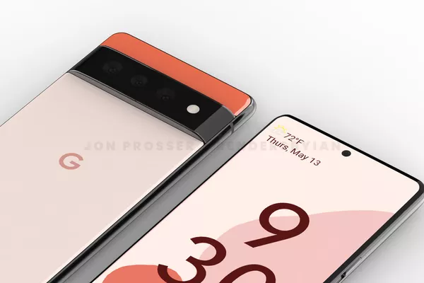 Render del smartphone Google Pixel 6 Render del smartphone Google Pixel 6 - Sputnik Mundo