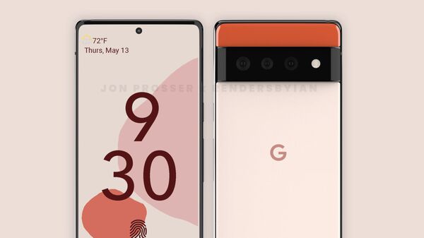 Render del smartphone Google Pixel 6 - Sputnik Mundo