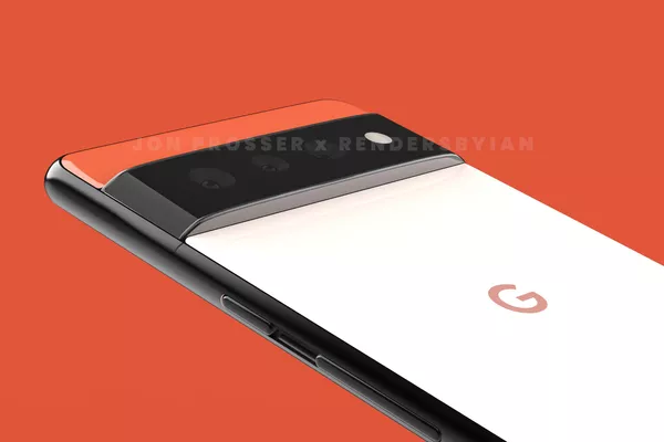 Render del smartphone Google Pixel 6 Render del smartphone Google Pixel 6 - Sputnik Mundo