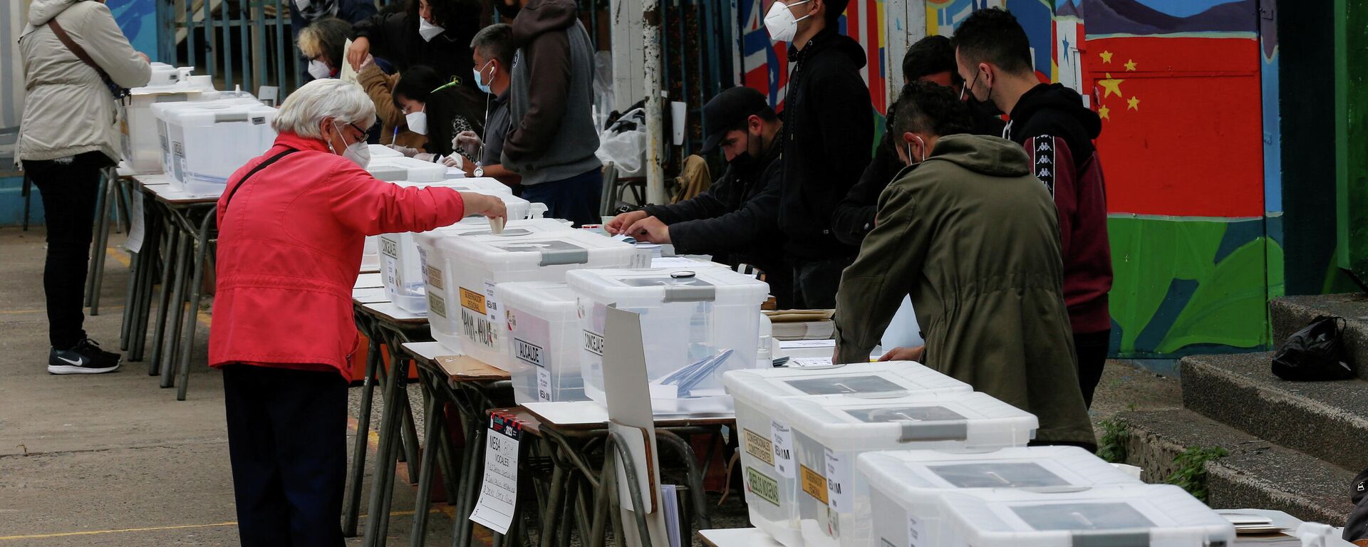 Votación en Chile - Sputnik Mundo, 1920, 18.05.2021