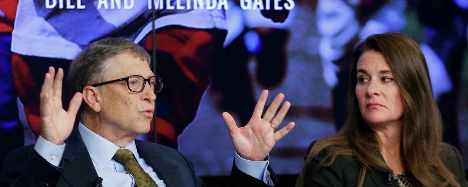 Bill y Melinda gates el 2015 - Sputnik Mundo, 1920, 18.05.2021