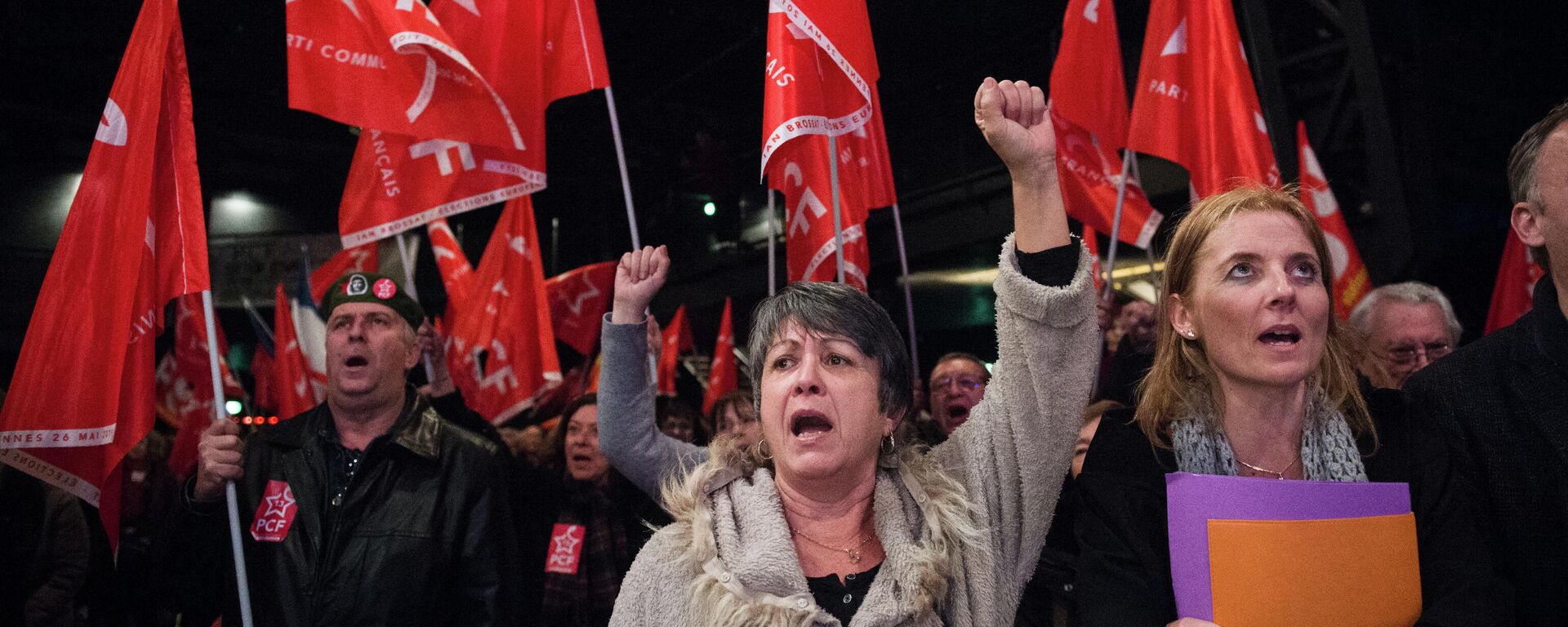 Los partidarios del Partido Comunista de Francia (archivo) - Sputnik Mundo, 1920, 19.05.2021