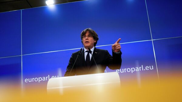 Carles Puigdemont, expresidente de Cataluña y líder independentista - Sputnik Mundo