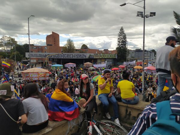 Protestas en Bogotá - Sputnik Mundo