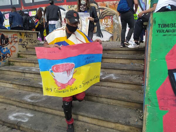 Protestas en Bogotá - Sputnik Mundo