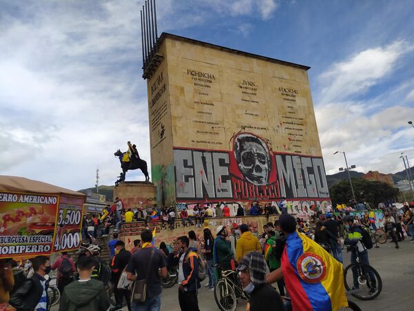 Protestas en Bogotá - Sputnik Mundo