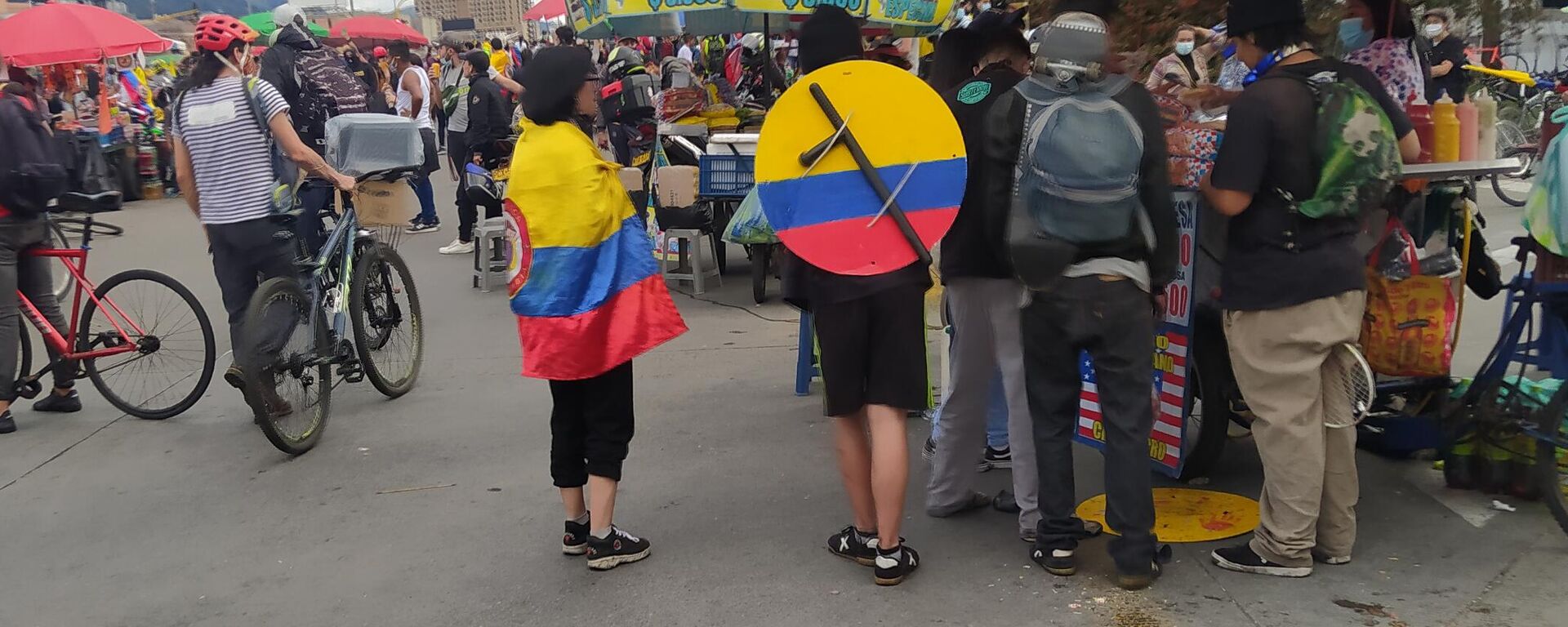 Protestas en Bogotá - Sputnik Mundo, 1920, 26.11.2021