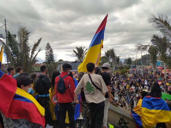 Protestas en Bogotá - Sputnik Mundo