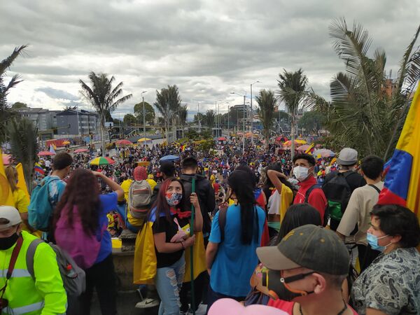 Protestas en Bogotá - Sputnik Mundo