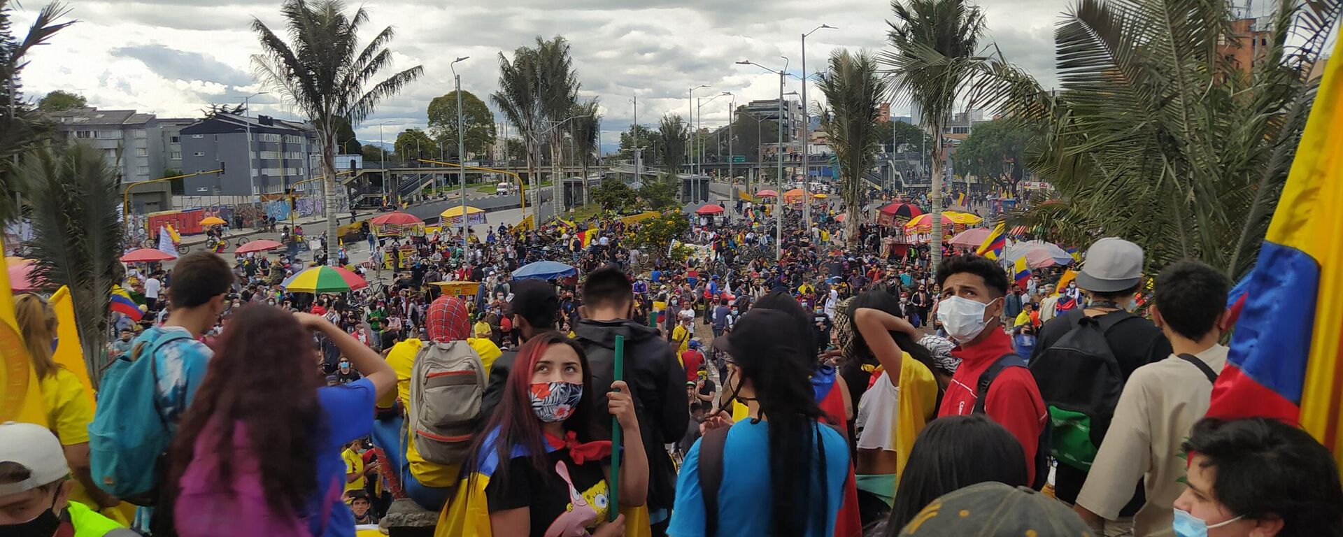 Protestas en Bogotá - Sputnik Mundo, 1920, 16.07.2021