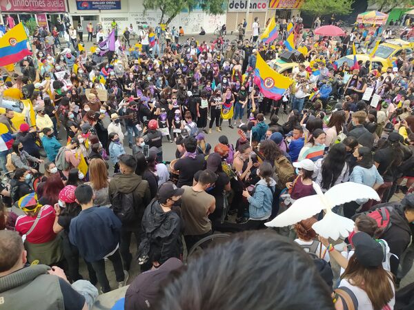 Protestas en Bogotá - Sputnik Mundo