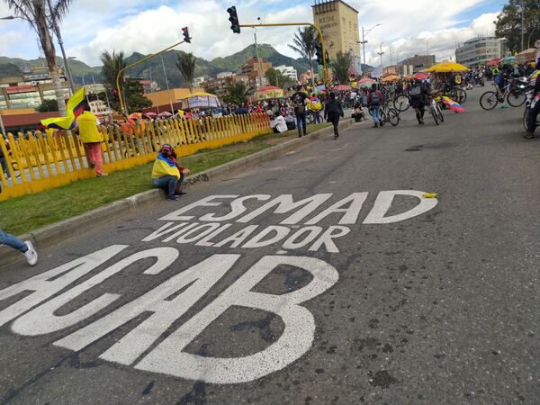 Protestas en Bogotá - Sputnik Mundo