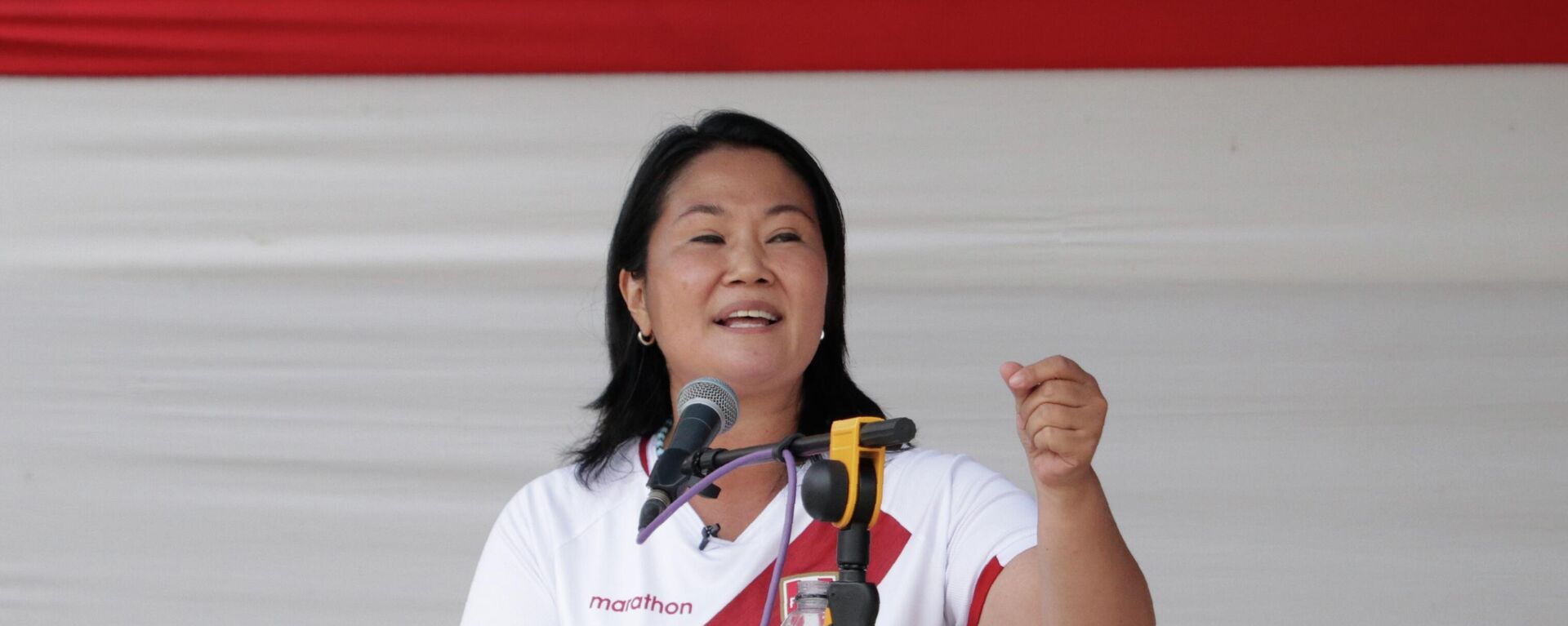 La candidata a la presidencia de Perú, Keiko Fujimori, durante un acto - Sputnik Mundo, 1920, 28.06.2021