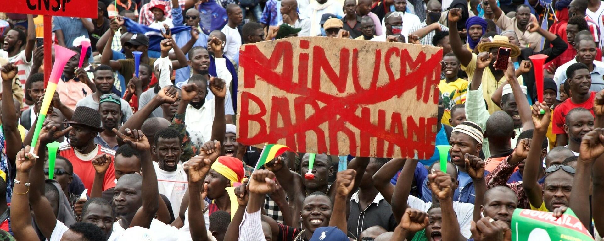 Manifestación en Bamako en apoyo del Ejército de Mali - Sputnik Mundo, 1920, 24.05.2021