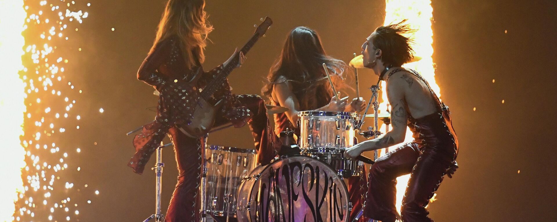 El grupo italiano Maneskin en Eurovisión 2021 - Sputnik Mundo, 1920, 22.05.2021