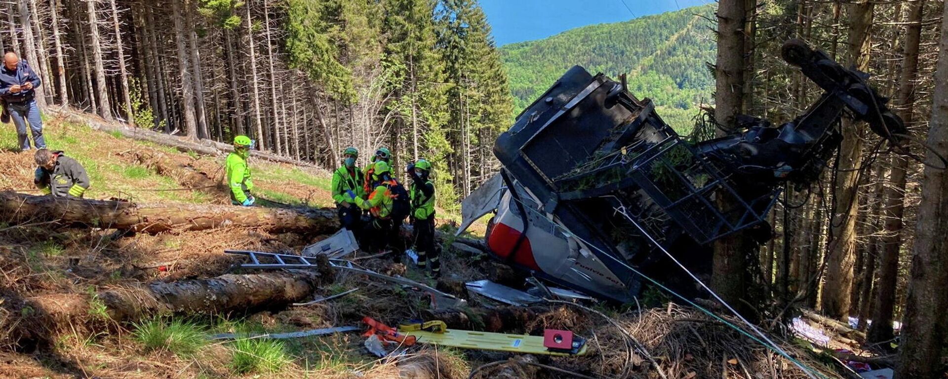 Accidente con el teleférico de Stresa, Italia - Sputnik Mundo, 1920, 24.05.2021