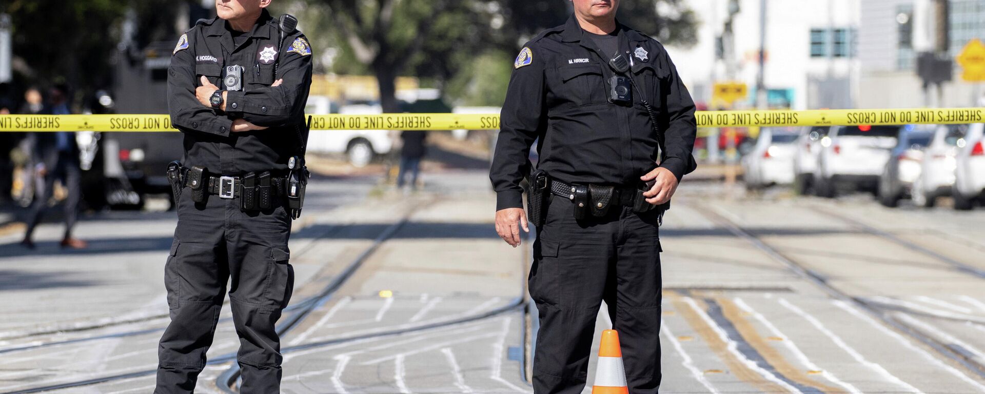 Policía en el lugar del tiroteo en San José, EEUU - Sputnik Mundo, 1920, 26.05.2021