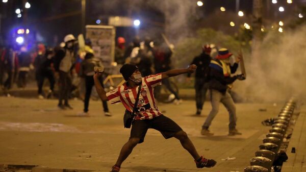 Protestas en Colombia - Sputnik Mundo