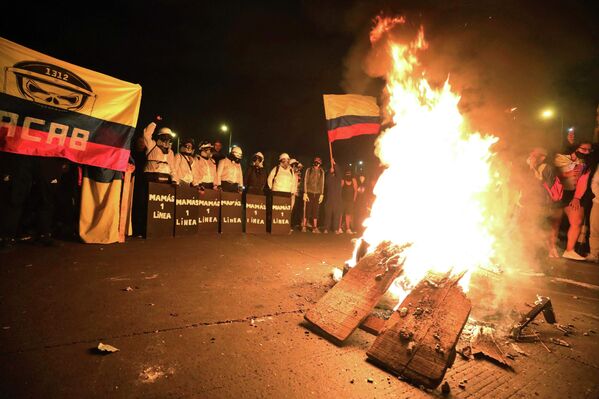 Los incidentes sucedieron en particular en la localidad de Usme, en el suroriente de Bogotá. - Sputnik Mundo