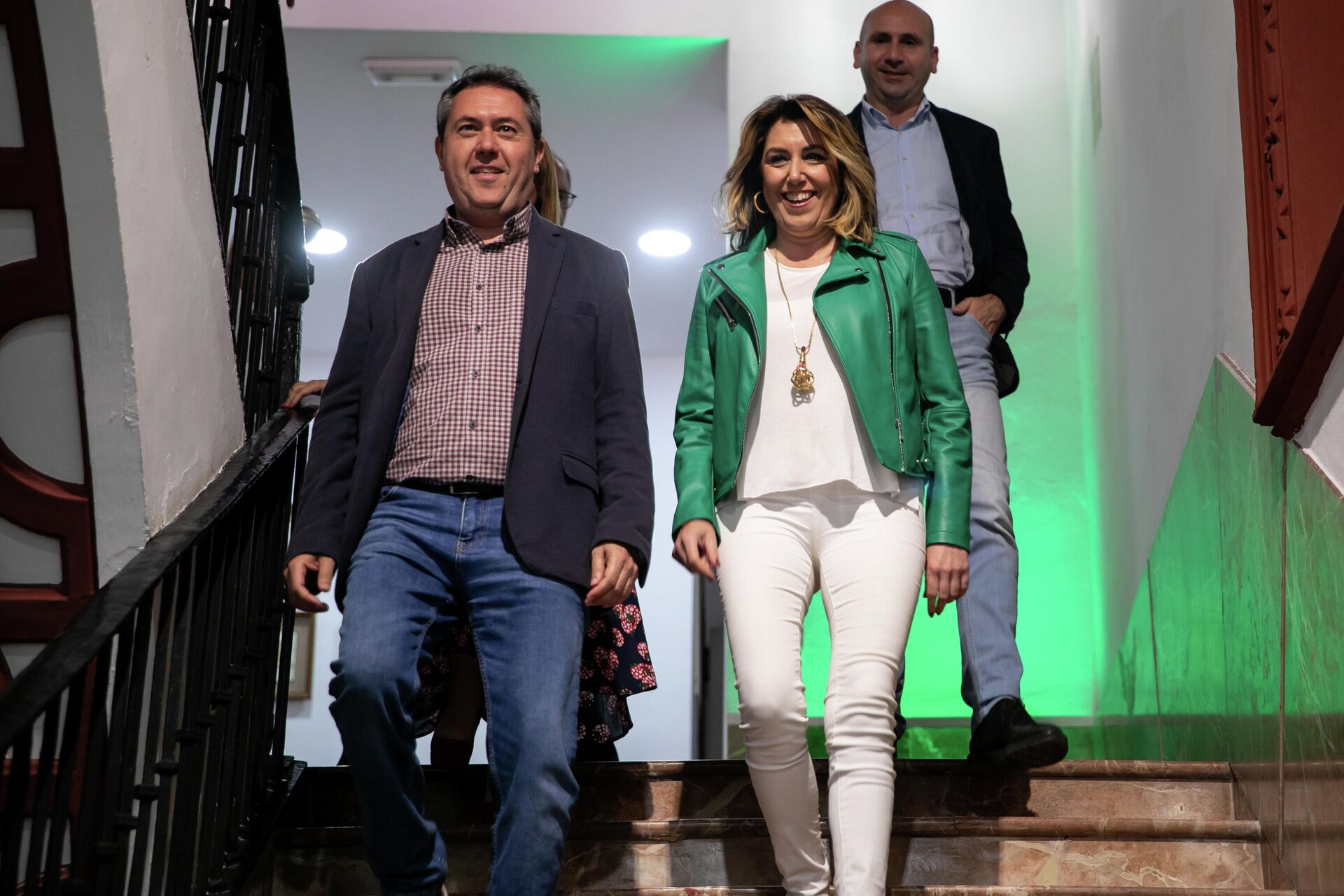 Susana Díaz y Juan Espadas en la sede socialista - Sputnik Mundo, 1920, 28.05.2021