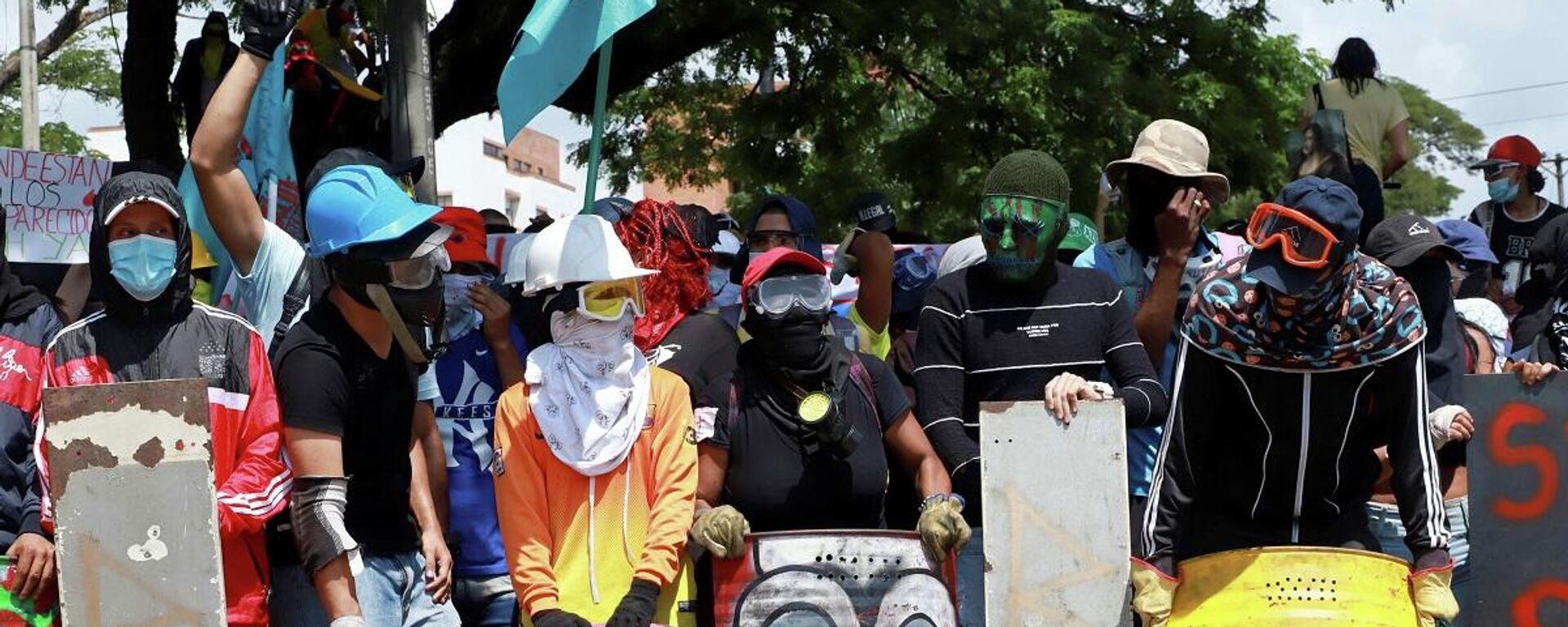 Protestas en la ciudad de Cali, Colombia - Sputnik Mundo, 1920, 17.06.2021