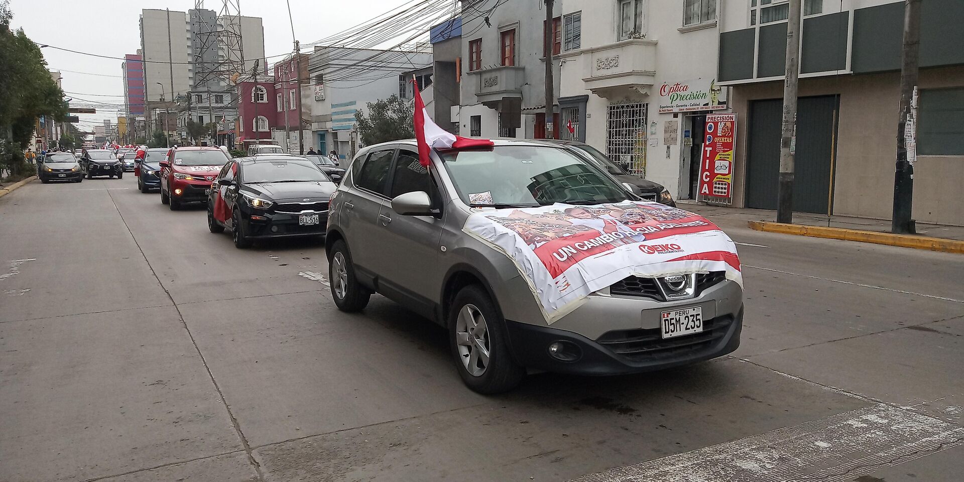 Caravana de autos en apoyo a Keiko Fujimori - Sputnik Mundo, 1920, 30.05.2021