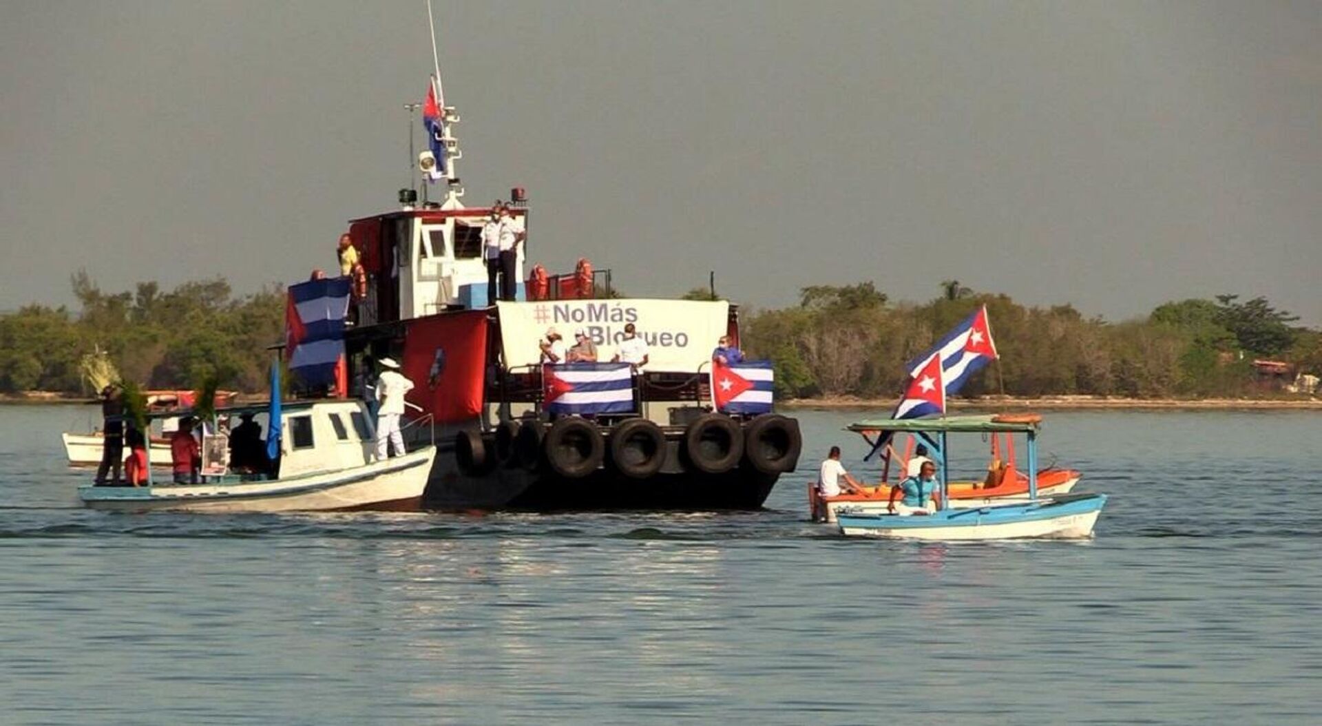 Regata contra el bloqueo, una de las iniciativas en Cienfuegos contra el bloqueo impuesto a Cuba por Estados Unidos - Sputnik Mundo, 1920, 01.06.2021