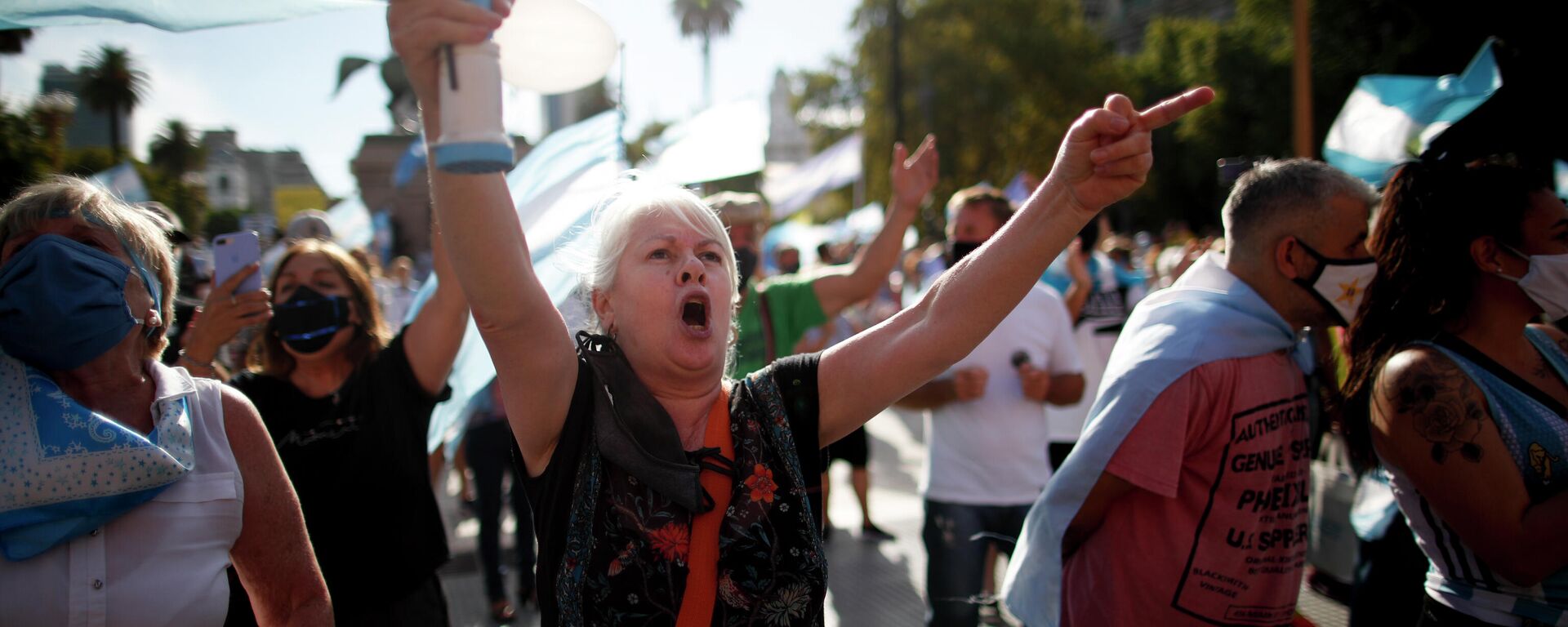 Protestas en Argentina (archivo) - Sputnik Mundo, 1920, 05.04.2023