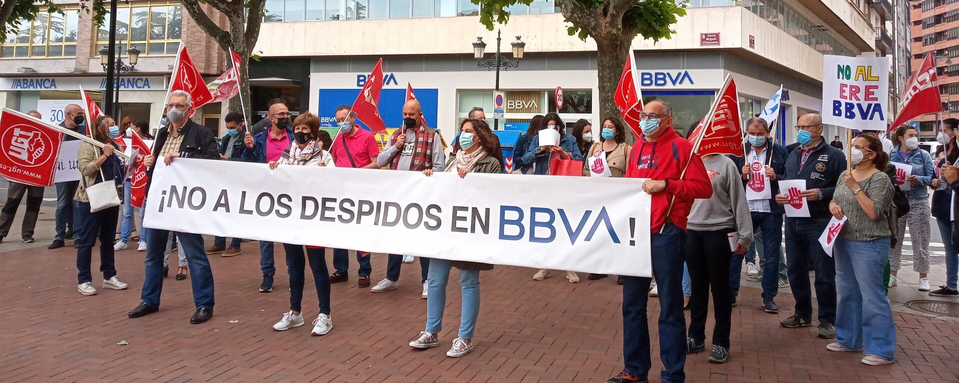 La huelga de los trabajadores de BBVA La huelga de los trabajadores de BBVA - Sputnik Mundo, 1920, 02.06.2021