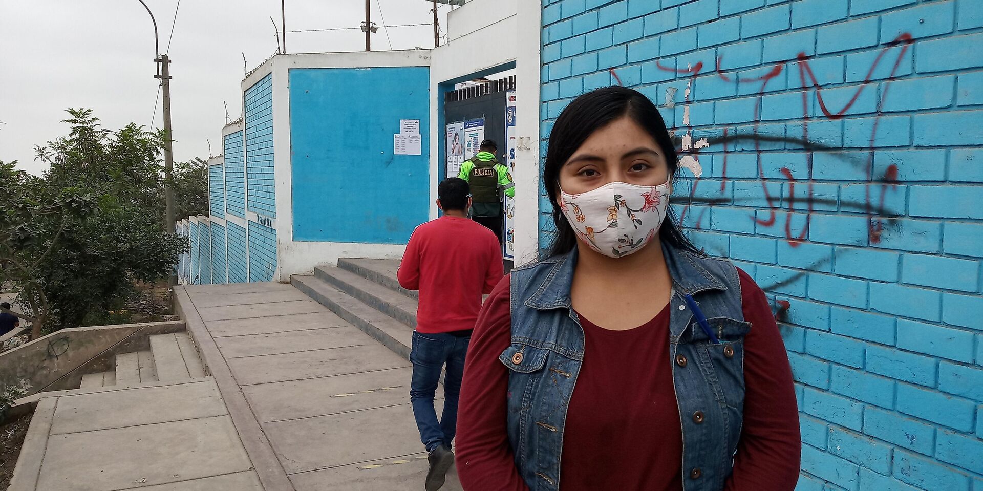 Duanee Ángeles votante de un colegio del Asentamiento Pacífico - Sputnik Mundo, 1920, 06.06.2021