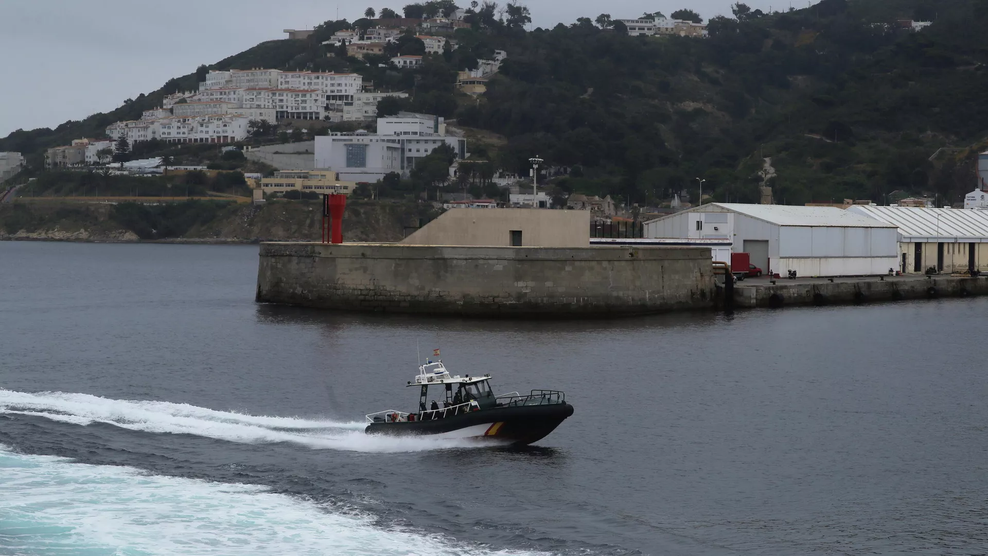 El puerto español de Ceuta