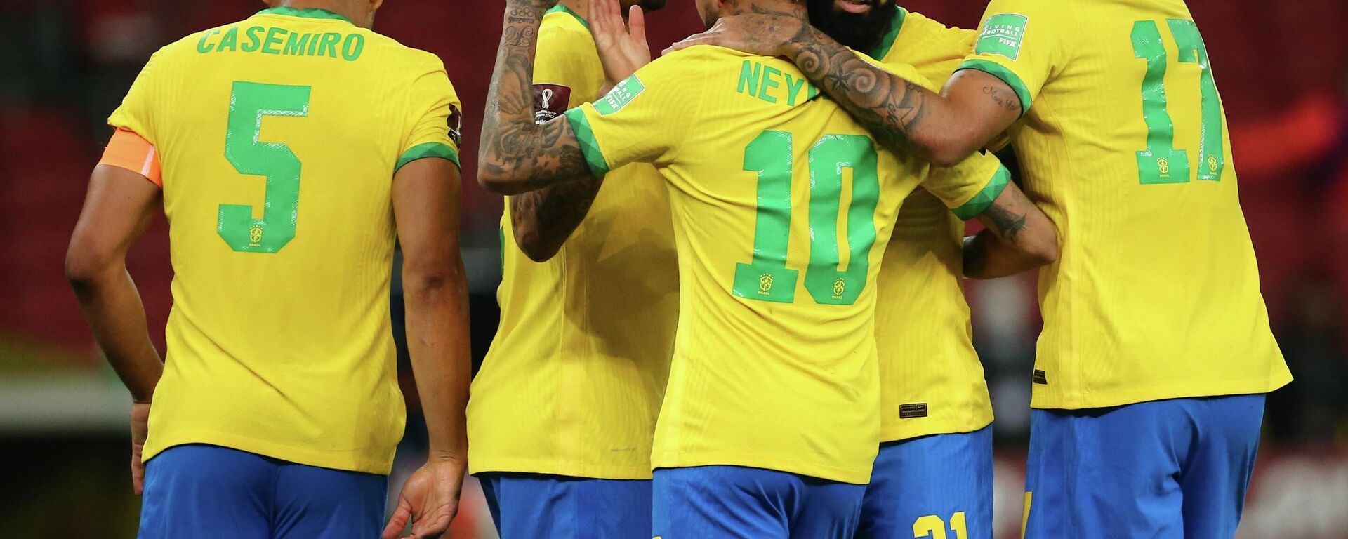Jugadores de la selección de fútbol de Brasil - Sputnik Mundo, 1920, 08.06.2021