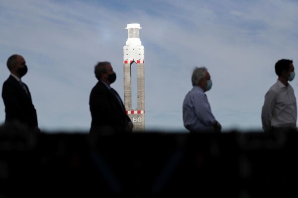 El presidente de Chile, Sebastián Piñera, durante la inauguración de la primera planta de energía termosolar de Latinoamérica - Sputnik Mundo