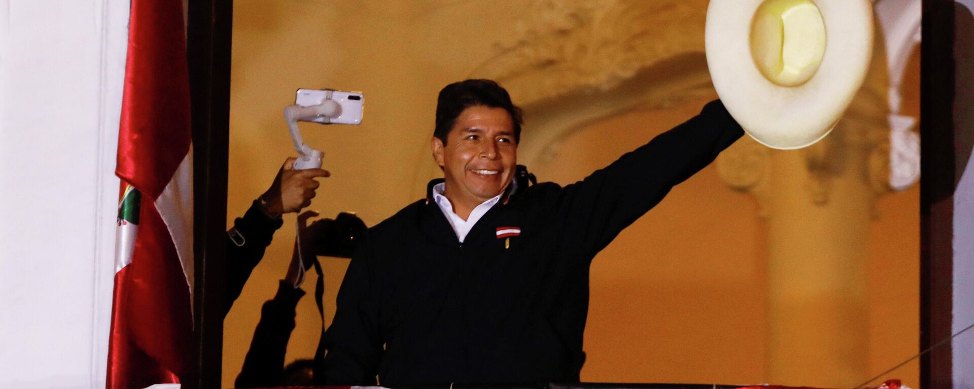 Pedro Castillo, candidato a la presidencia de Perú Pedro Castillo, candidato a la presidencia de Perú - Sputnik Mundo, 1920, 10.06.2021