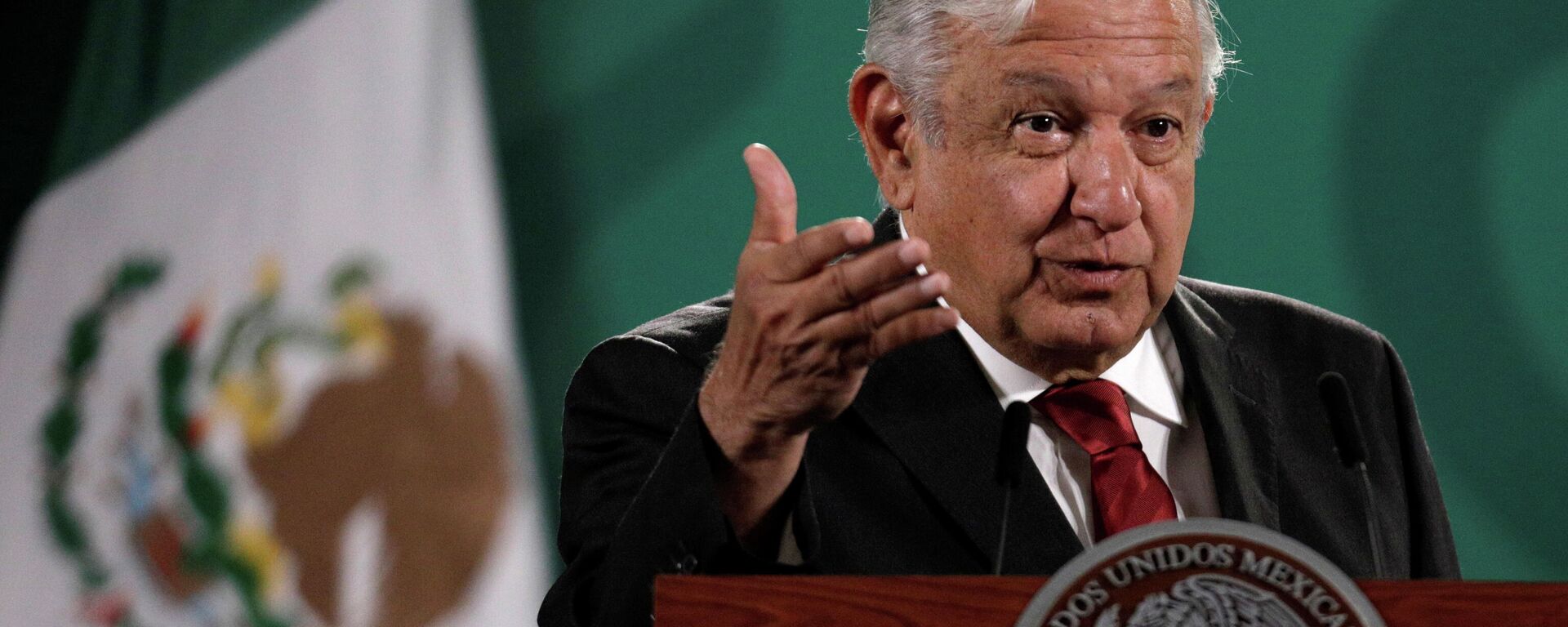 El presidente de México, Andrés Manuel López Obrador - Sputnik Mundo, 1920, 15.06.2021