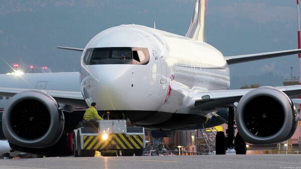 Un Boeing 737 MAX 8 (archivo) - Sputnik Mundo