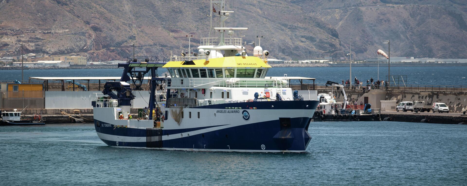 El buque 'Ángeles Alvariño', encargado de la búsqueda de Anna y su padre, Tomás Gimeno - Sputnik Mundo, 1920, 24.06.2021