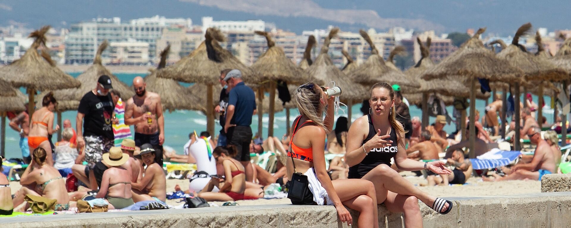 Turistas en Playa de Palma (Mallorca) - Sputnik Mundo, 1920, 28.06.2021