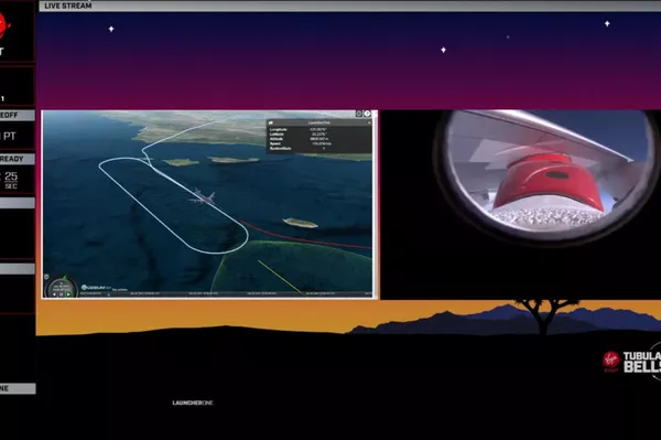 Trayectoria de vuelo del 747 que lanzó el cohete L1 de Virgin Orbit Trayectoria de vuelo del 747 que lanzó el cohete L1 de Virgin Orbit - Sputnik Mundo