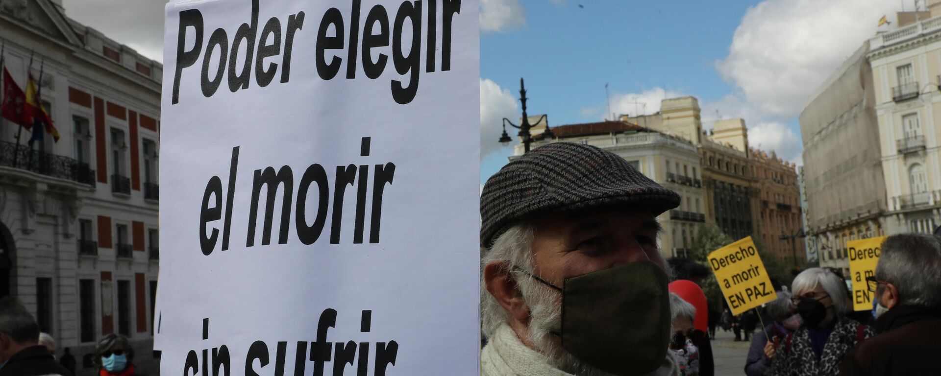 Conntración de Derecho a Morir Dignamente en la Puerta del Sol (Madrid) - Sputnik Mundo, 1920, 01.07.2021